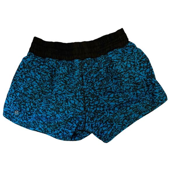 Lululemon Tracker Short Blue Black 4” Size 8 - Picture 4 of 6